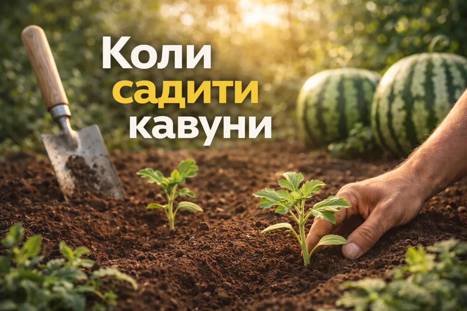 Коли садити кавуни у 2026 році - RODA.Media